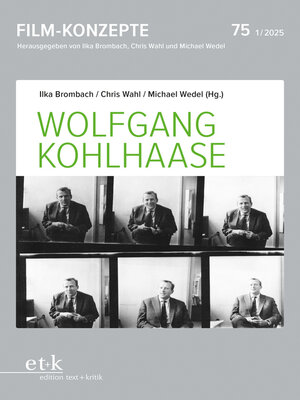 cover image of FILM-KONZEPTE 75--Wolfgang Kohlhaase